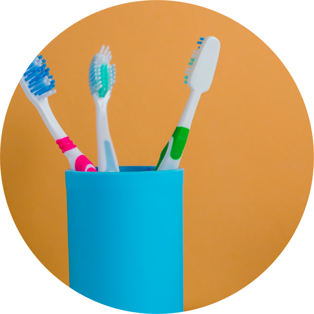 Porta cepillos de dientes limpieza de bacterias